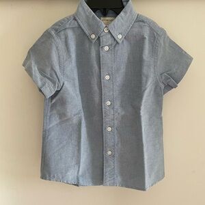 Crewcuts Light Blue Short Sleeve Button-Down Shirt